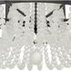 Bella 8 Light 26 inch Matte Black Chandelier Ceiling Light