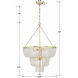 Rylee 8 Light 24.75 inch Antique Gold Chandelier Ceiling Light