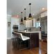 Alston 2 Light 10 inch Matte Black/Antique Gold Mini Pendant Ceiling Light in Matte Black and Antique Gold