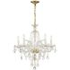 Candace 5 Light 25 inch Polished Brass Chandelier Ceiling Light in Clear Spectra
