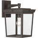 Belmont 1 Light 14 inch Twilight Bronze Outdoor Sconce