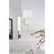 Clifton Bath Sconce Wall Light in Polished Nickel