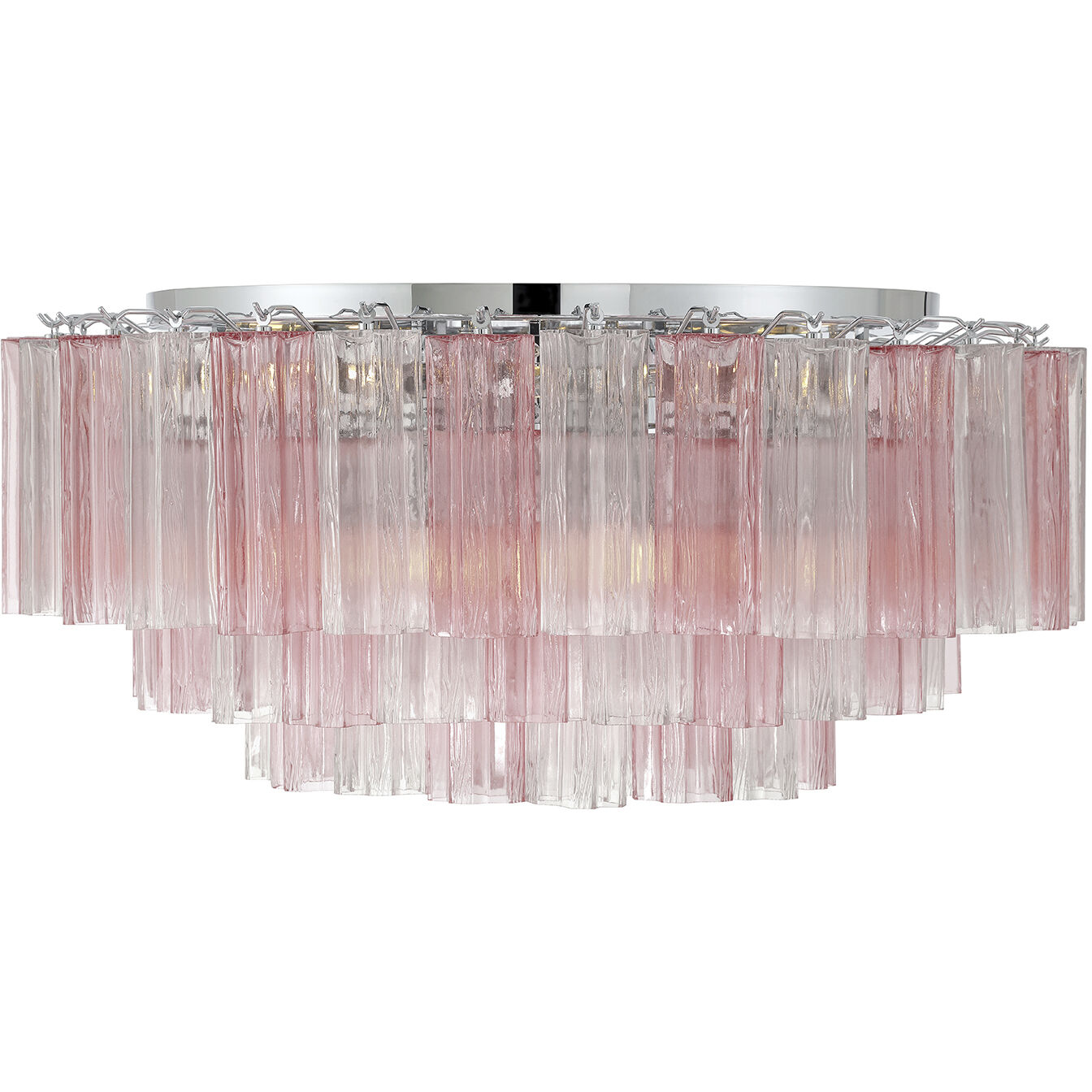 Addis 16 Light 32 inch Polished Chrome Flush Mount Ceiling Light in Spring