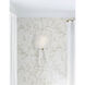 Jori Wall Sconce Wall Light in Aged Brass and Matte White