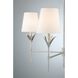 Broche 4 Light 28 inch Antique Silver Chandelier Ceiling Light