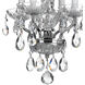 Welton 4 Light 11 inch Polished Chrome Mini Chandelier Ceiling Light in Clear Swarovski Strass