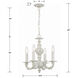 Paris Market 4 Light 13.5 inch Antique White Mini Chandelier Ceiling Light