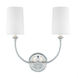 Sylvan Bath Wall Light in Polished Nickel
