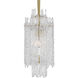 Ackerly 1 Light 8.5 inch Aged Brass Chandelier Ceiling Light