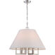 Westwood 6 Light 24 inch Polished Nickel Chandelier Ceiling Light