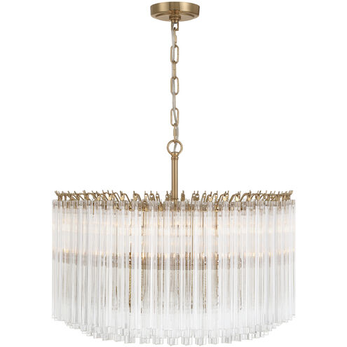 Lofton 7 Light 24 inch Aged Brass Chandelier Ceiling Light