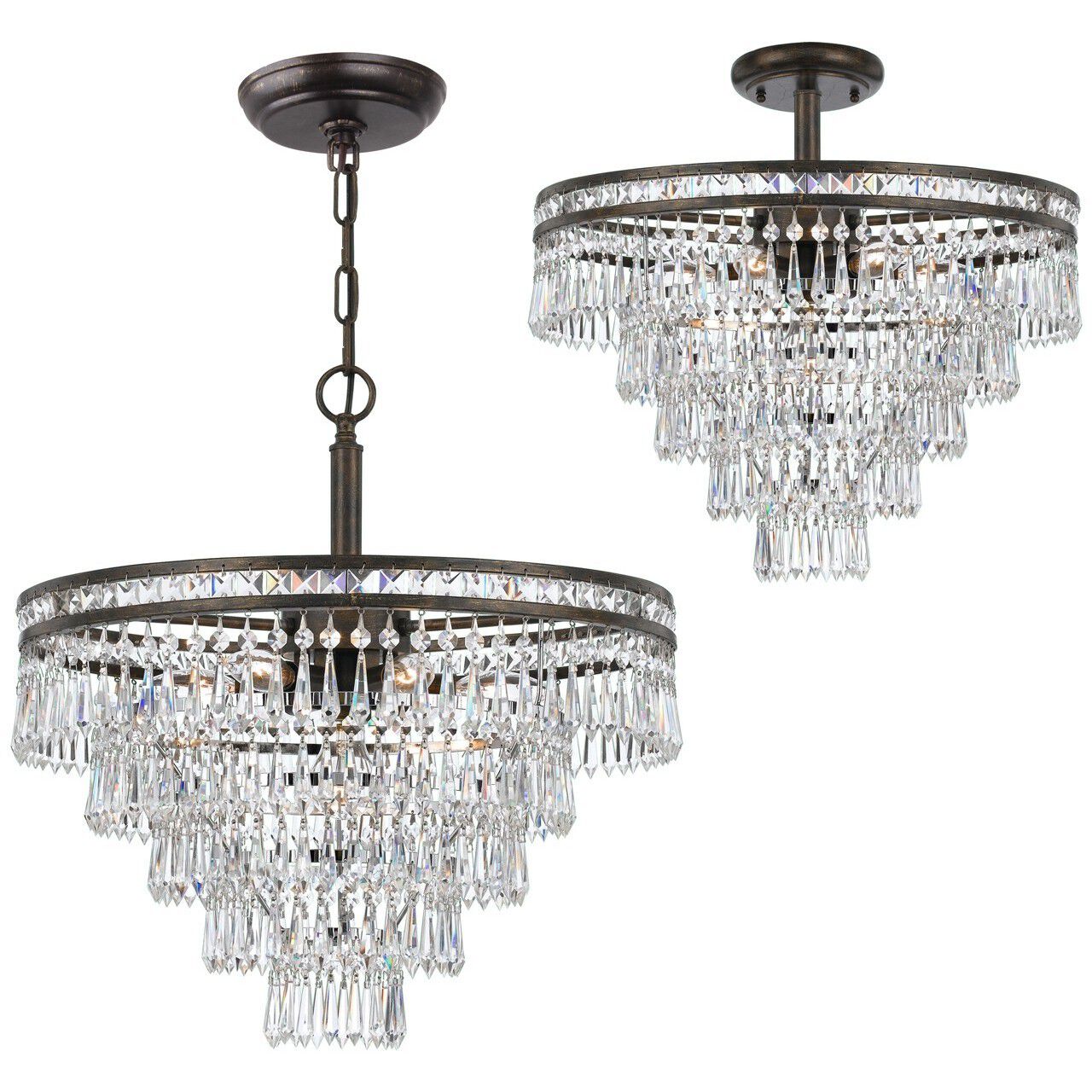 Mercer 7 Light 20 inch English Bronze Chandelier Ceiling Light