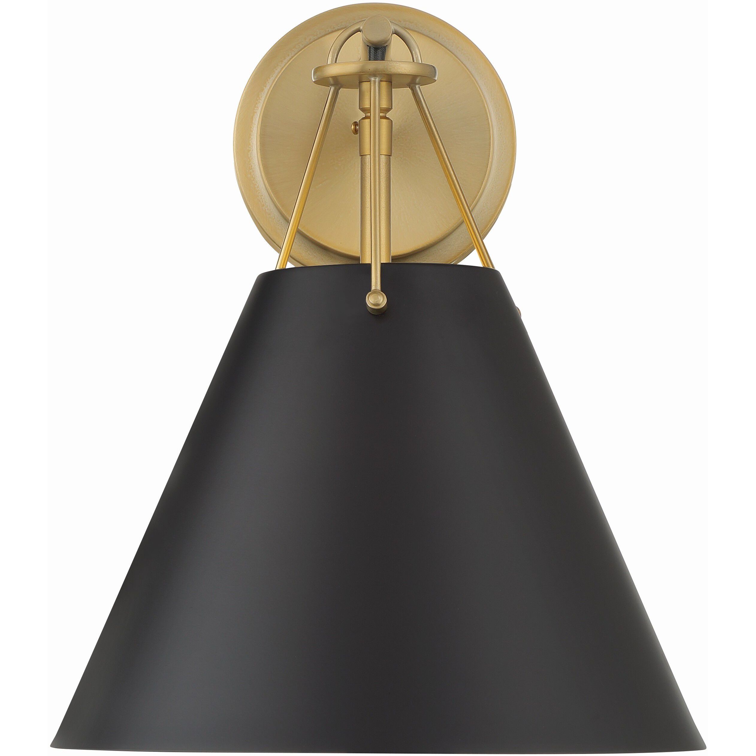 Xavier Bath Sconce Wall Light in Vibrant Gold