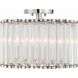 Elliot 4 Light 15.25 inch Polished Nickel Semi Flush Ceiling Light