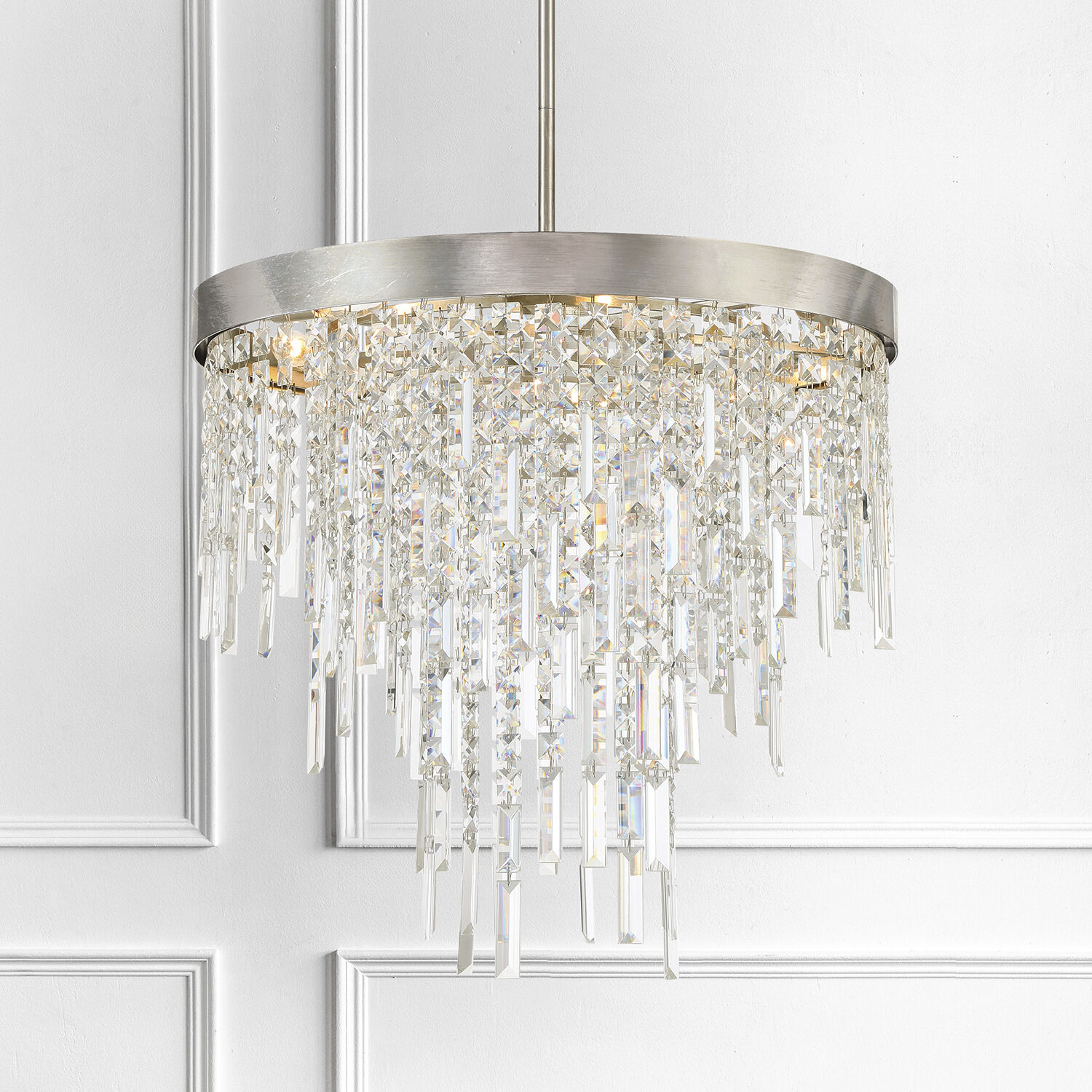 Winfield 6 Light 24 inch Antique Silver Chandelier Ceiling Light