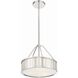 Kendal 3 Light 15.5 inch Polished Nickel Mini Chandelier Ceiling Light
