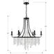 Gabrielle 6 Light 28 inch Matte Black Chandelier Ceiling Light