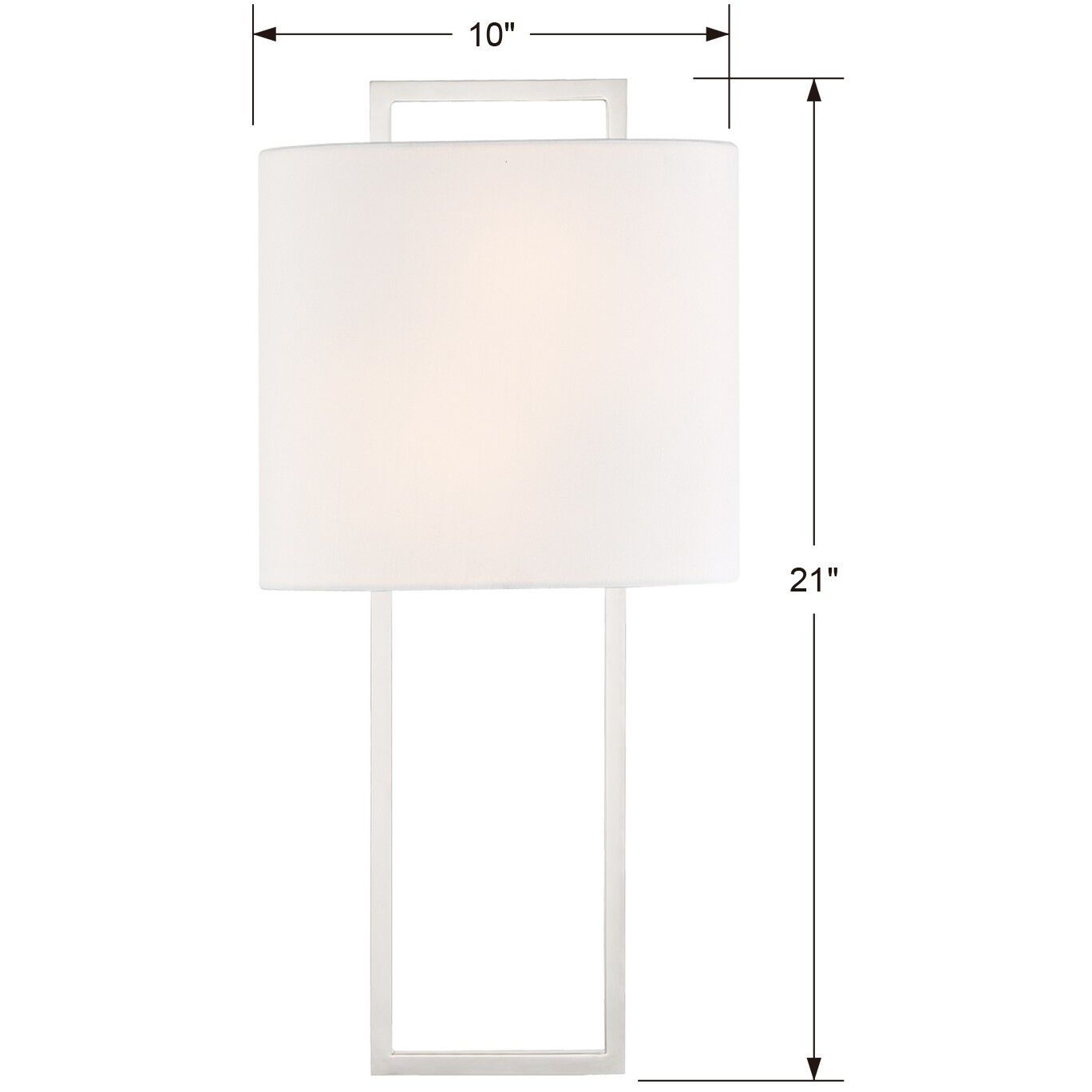 Fremont Bath Wall Light in Polished Nickel