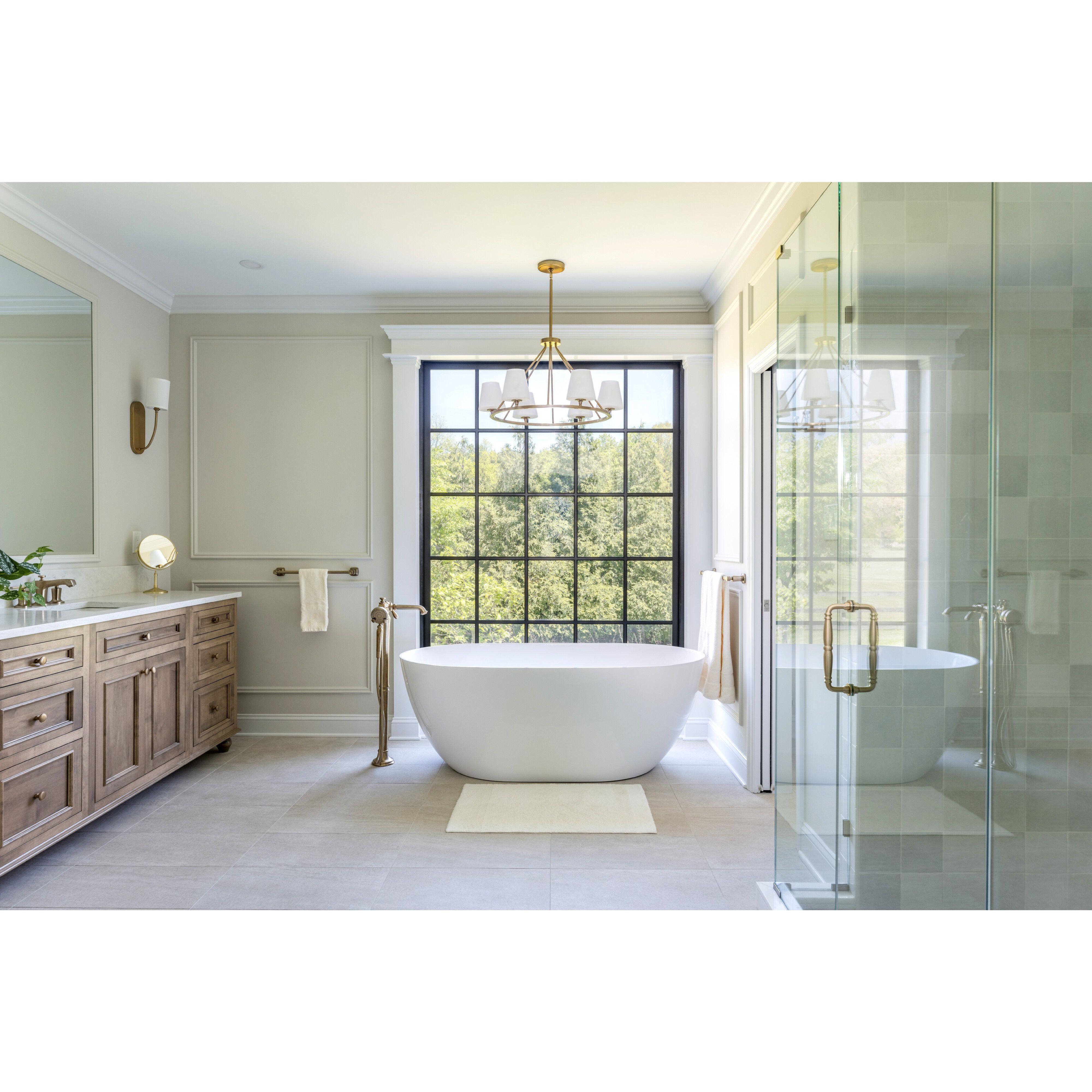 Keenan 6 Light 31.25 inch Vibrant Gold Chandelier Ceiling Light