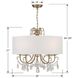Othello 5 Light 24 inch Vibrant Gold Chandelier Ceiling Light in Clear Hand Cut