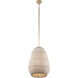 Zanzibar 3 Light 16 inch Soft Gold Pendant Ceiling Light