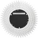 Broche 30 X 30 inch Matte White Mirror