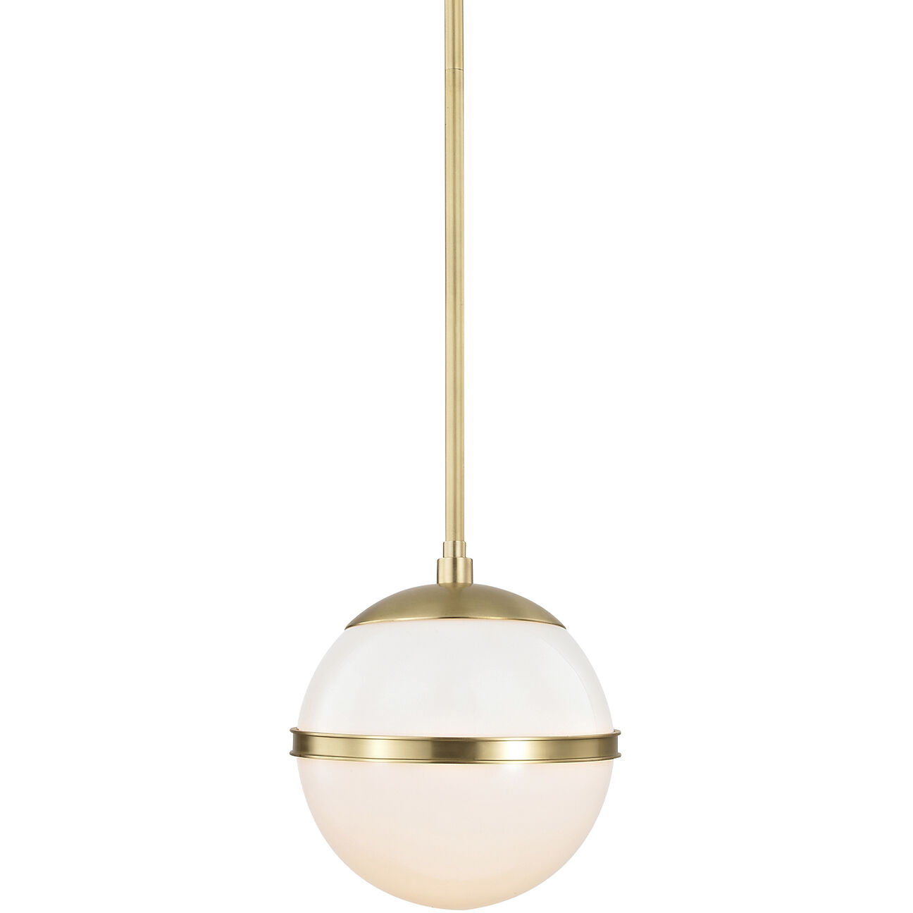 Truax 1 Light 8 inch Aged Brass Mini Pendant Ceiling Light