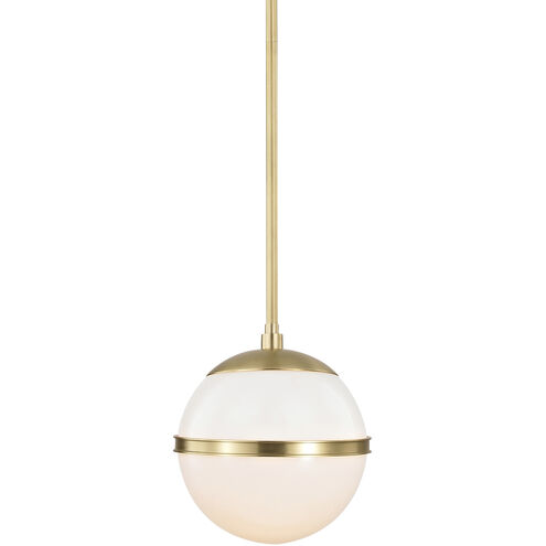 Truax 1 Light 8 inch Aged Brass Mini Pendant Ceiling Light