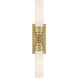 Wilcox Bath Wall Light in Aged Brass