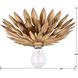 Broche Sconce Wall Light in Antique Gold