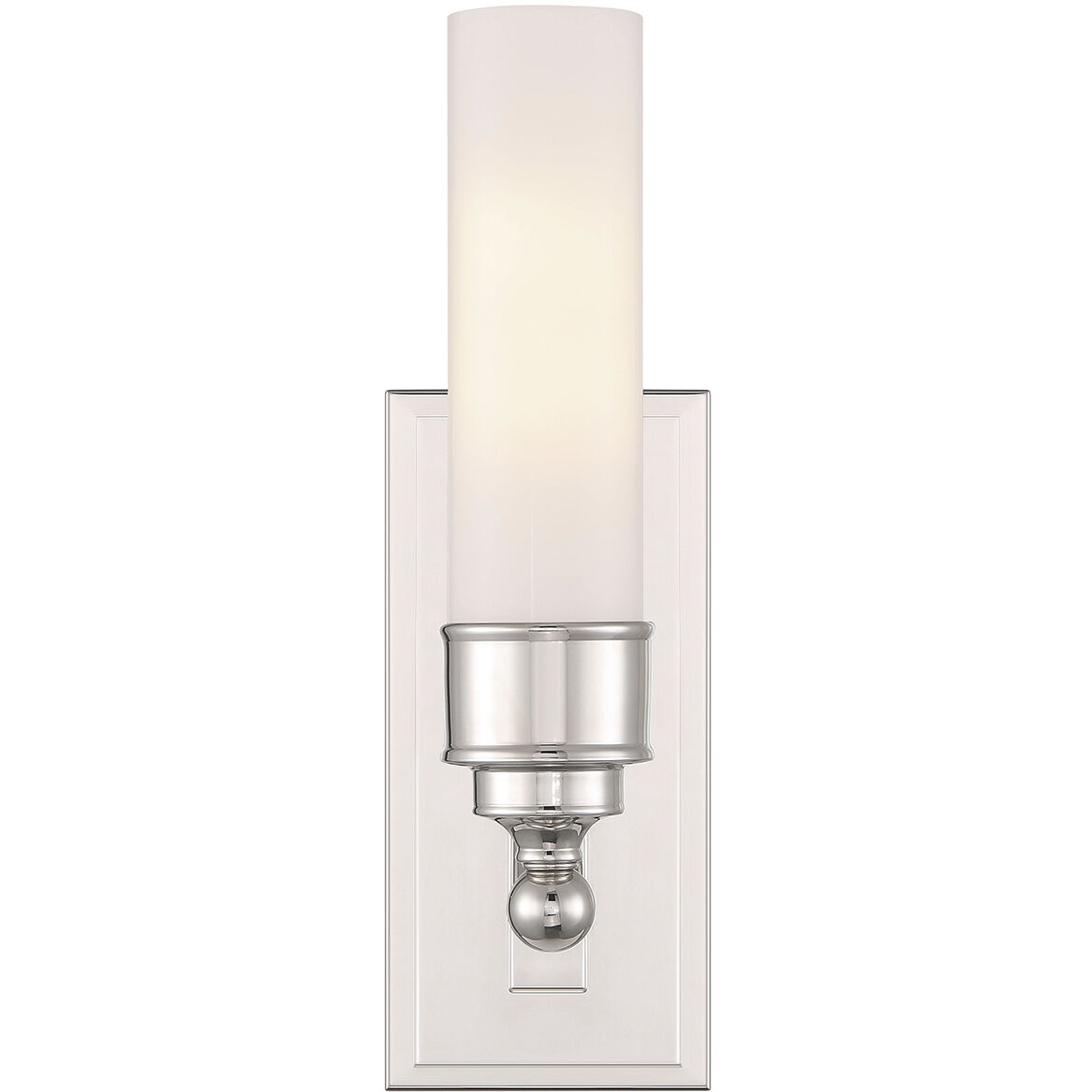 Wilcox Bath Sconce Wall Light in Polished Nickel
