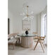 Zodiac 12 Light 34 inch Aged Brass and Matte White Chandelier Ceiling Light