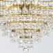 Calypso 8 Light 25 inch Vibrant Gold Chandelier Ceiling Light