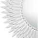 Broche 30 X 30 inch Matte White Mirror