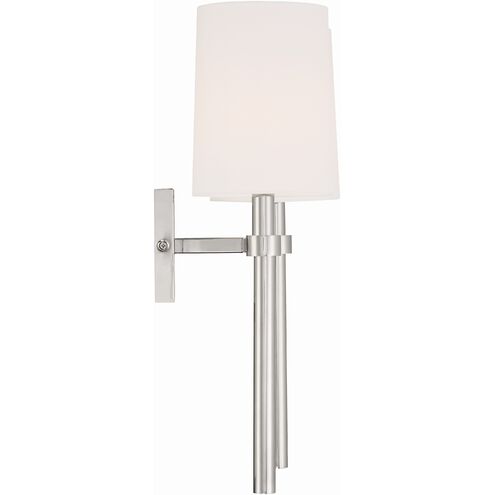 Bromley 2 Light 13.75 inch Polished Nickel Wall Sconce Wall Light