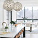 Marselle 6 Light 22 inch Antique Silver Chandelier Ceiling Light