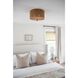 Jessa 3 Light 16 inch Burnished Silver Flush Ceiling Light
