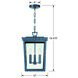 Belmont 3 Light 12 inch Graphite Pendant Ceiling Light