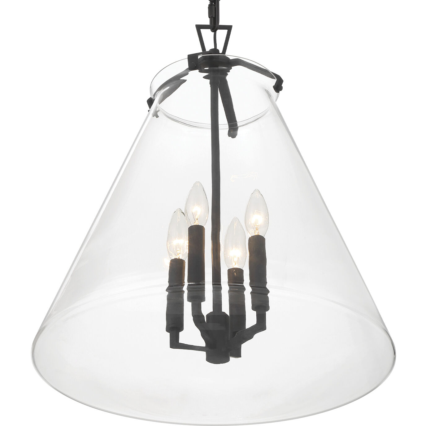 Voss Pendant Ceiling Light in Matte Black
