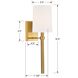 Bromley 1 Light 5.5 inch Vibrant Gold Sconce Wall Light