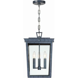 Belmont 3 Light 12 inch Graphite Pendant Ceiling Light
