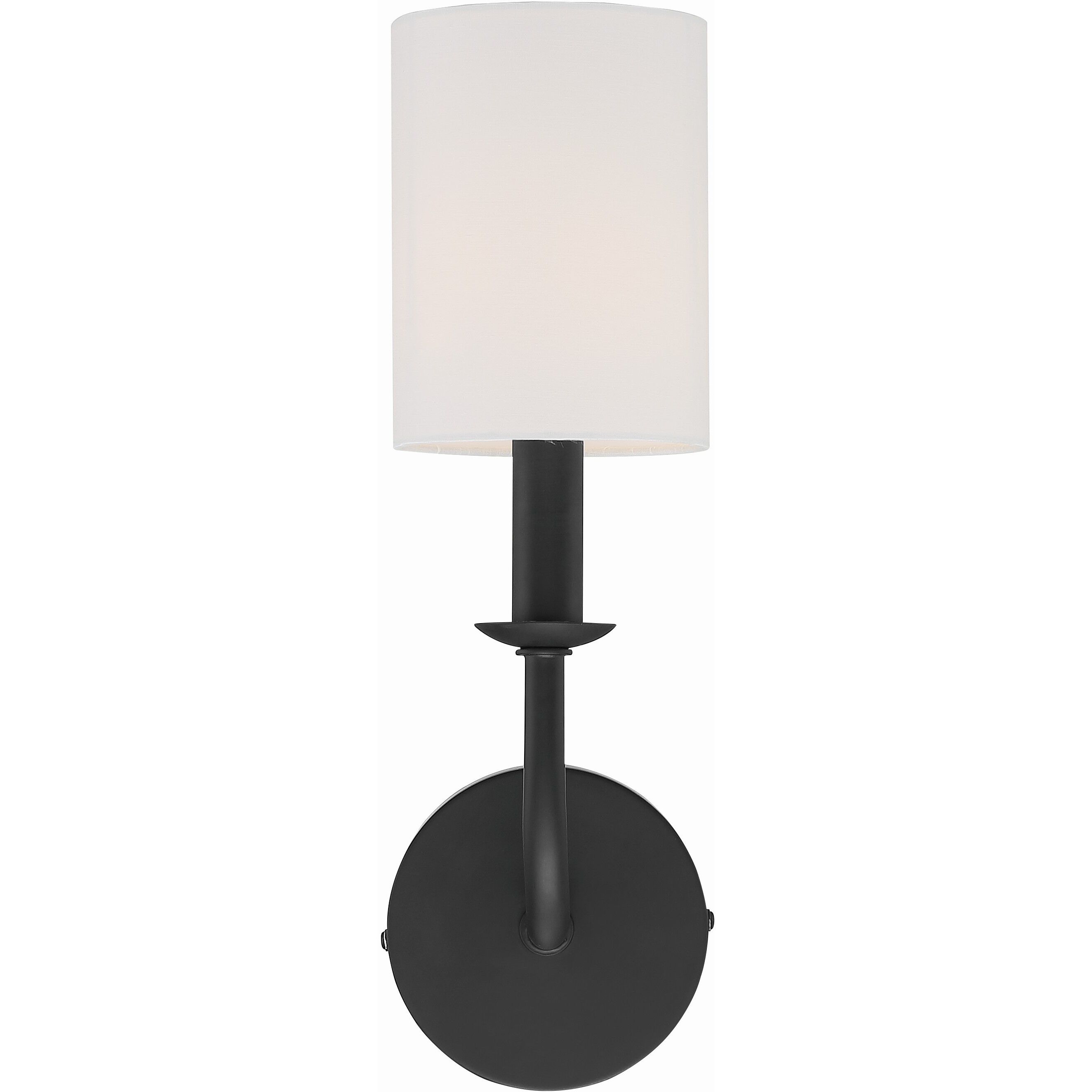 Bailey Sconce Wall Light in Matte Black