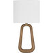 Jori Bath Wall Light in Aged Brass and Wood