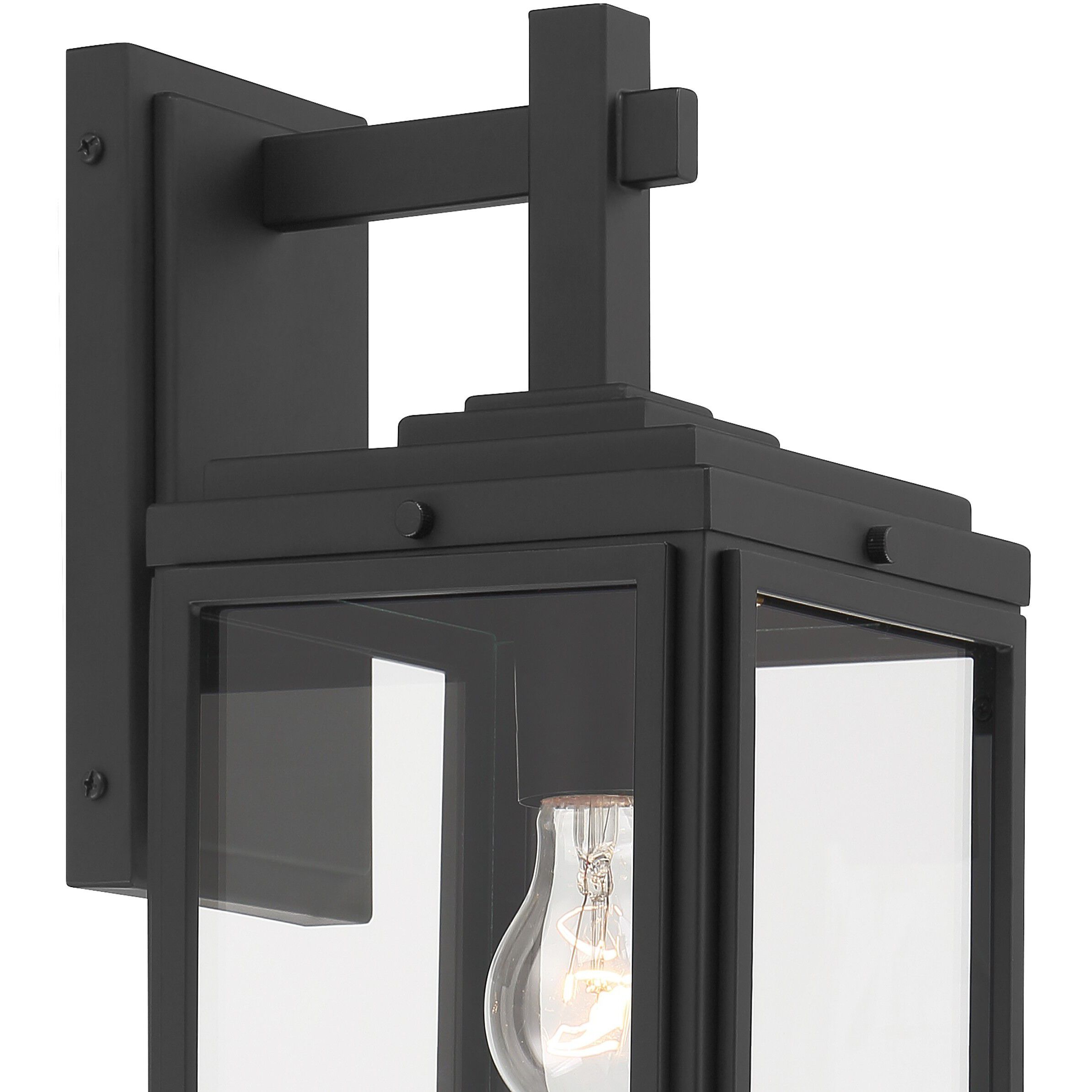 Byron 1 Light 17 inch Matte Black Outdoor Sconce
