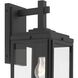 Byron 1 Light 17 inch Matte Black Outdoor Sconce