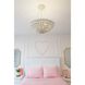Broche 6 Light 24.5 inch Matte White Chandelier Ceiling Light