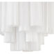 Addis 4 Light 17.75 inch Polished Chrome Chandelier Ceiling Light in White