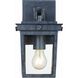 Belmont 1 Light 11 inch Graphite Outdoor Sconce