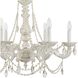 Paris Market 6 Light 28 inch Antique White Chandelier Ceiling Light in Clear Spectra