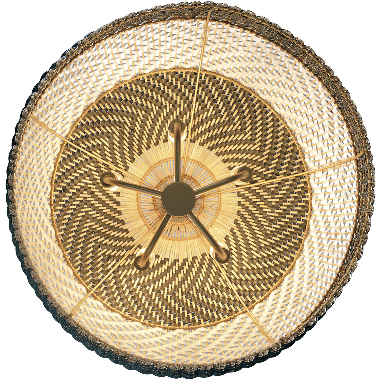 Zanzibar Pendant Ceiling Light in Soft Gold